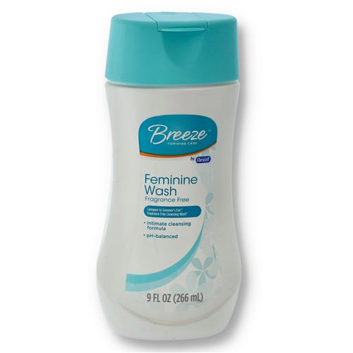 BREEZE 9OZ FEMIININE WASH FRAGRANCE FREE