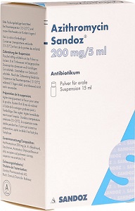Azithromycin 200mg/5ml SANDOZ
