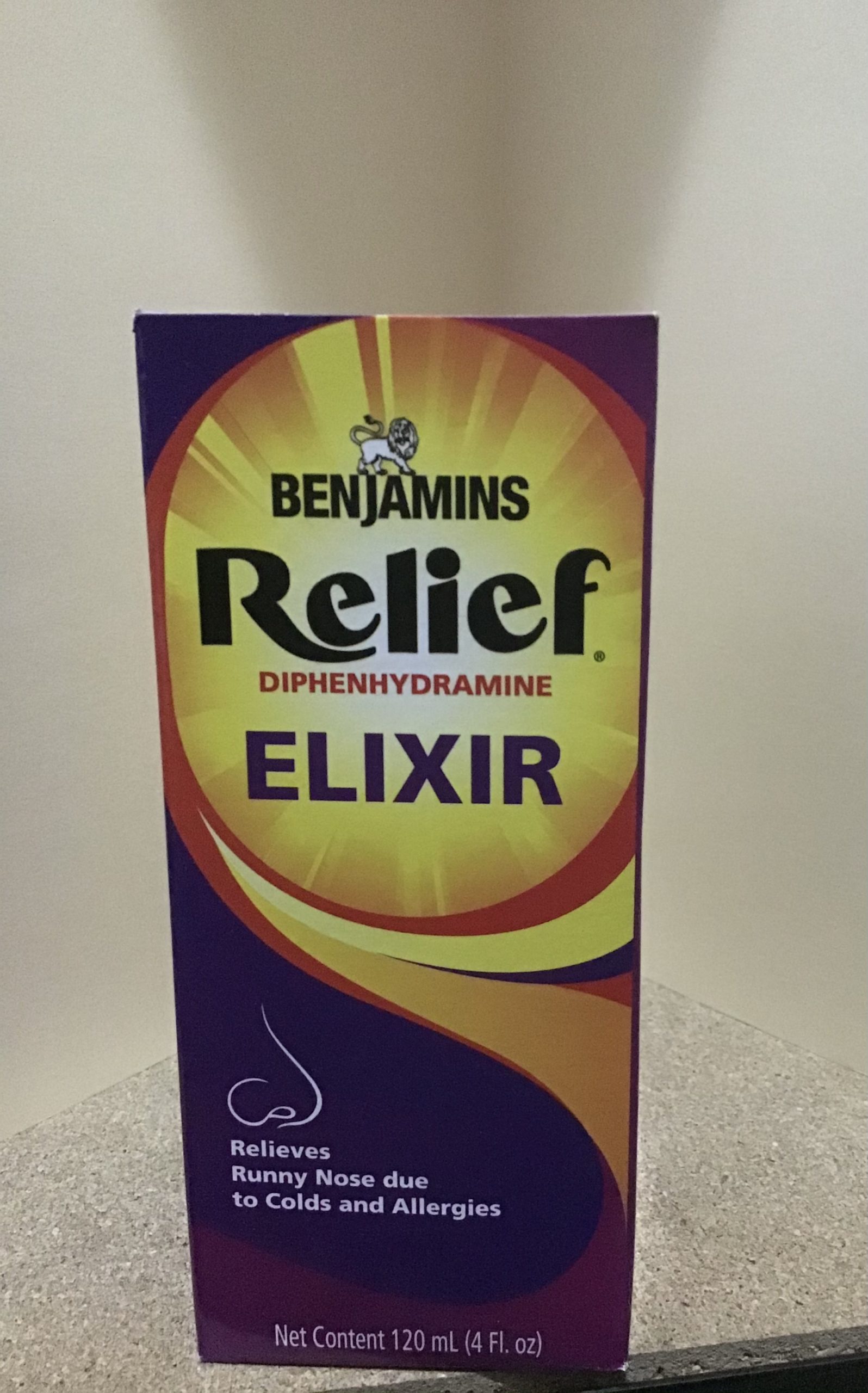 Benjamins Relief Elixir 120ml
