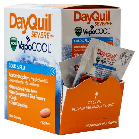 DayQuil severe + vapocool 25ct