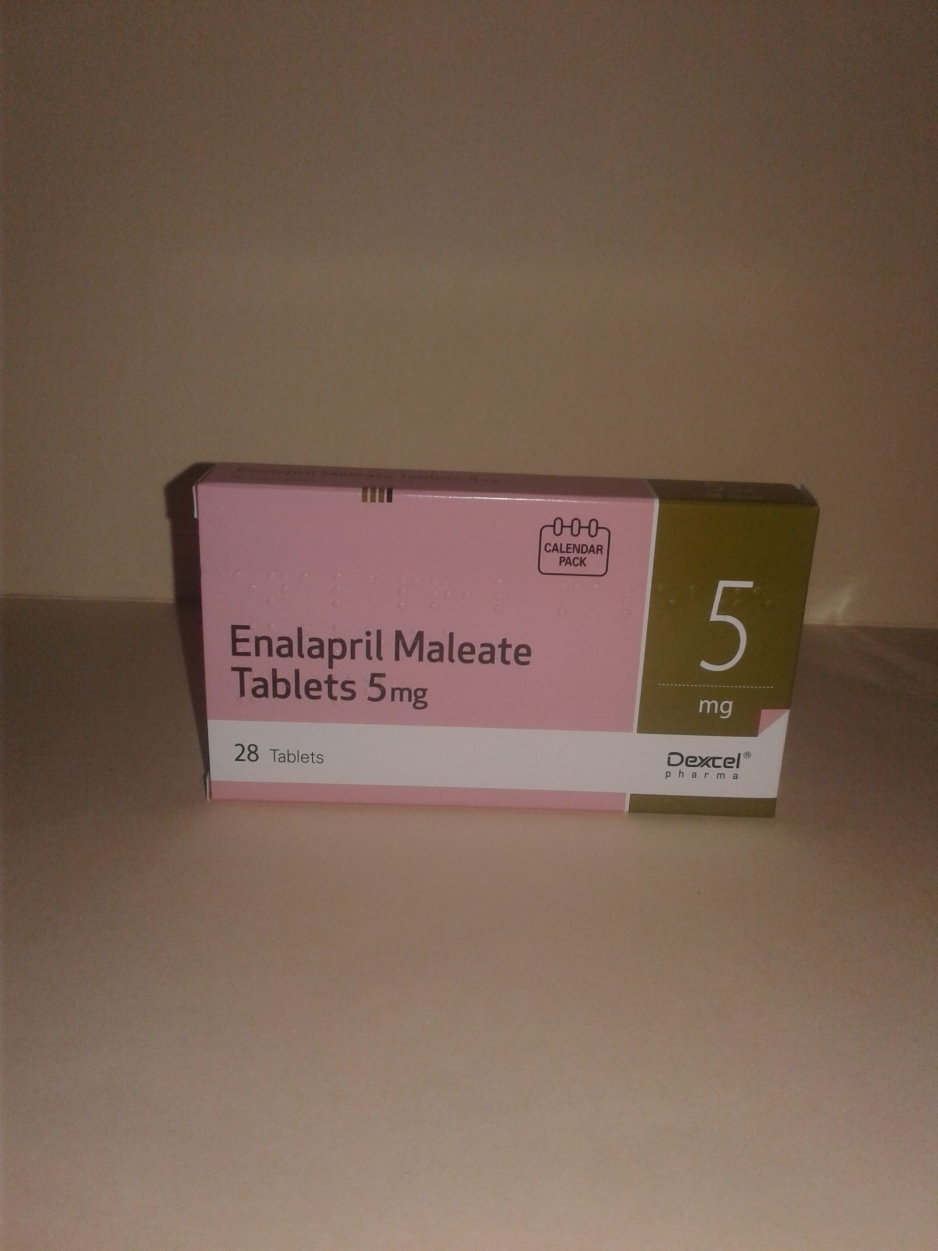 Enalapril 5mg x 28 UK Generics