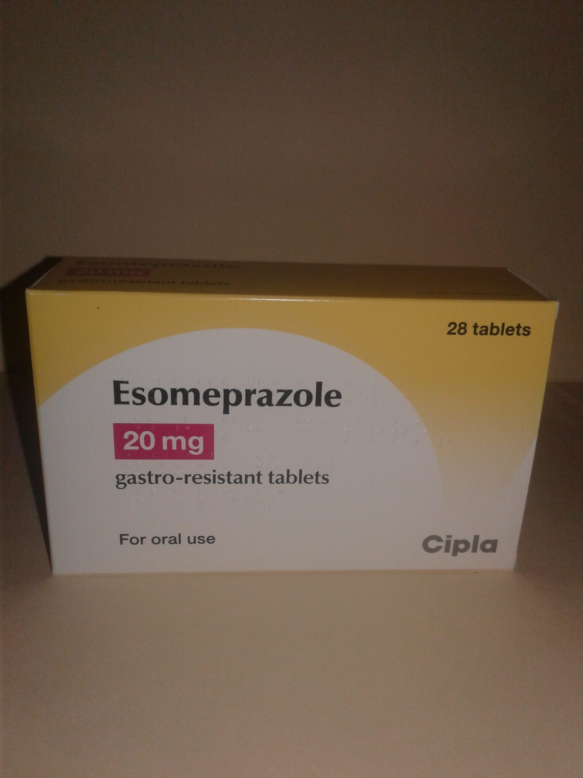 Esomeprazole 20mg x 28 RANBAXY