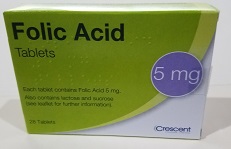 Folic Acid 5mg x 28