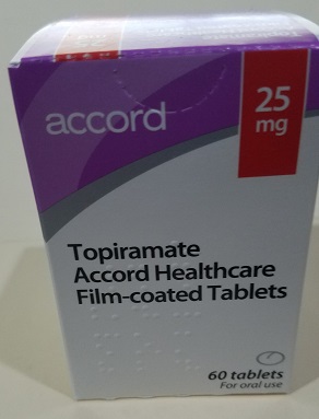 Topiramate Oral Tbs 25mg x 60