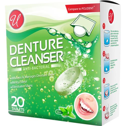 20ct DENTURE CLEANSING TABLETS