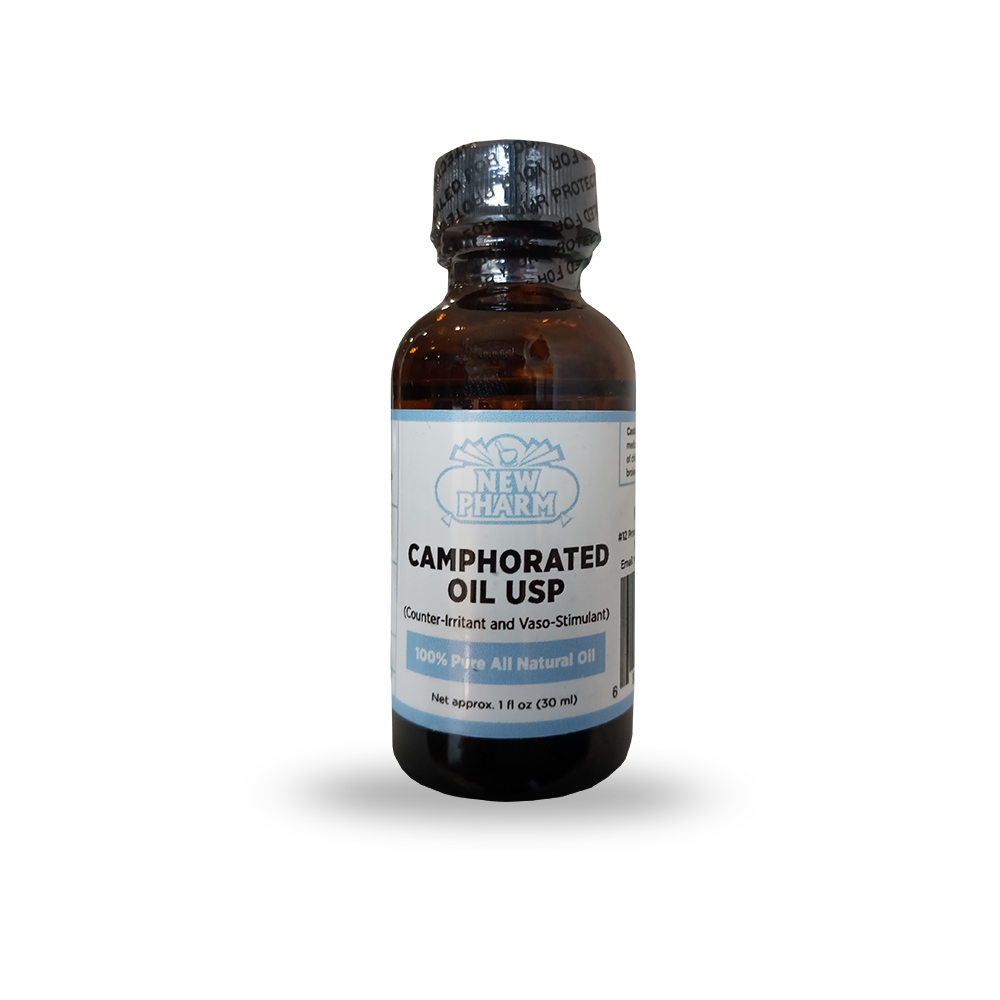 New Pharm Camphorated Oil USP 1fl oz