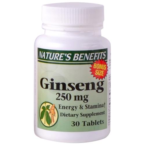Nature's Benefits Ginseng 250 MG August/2028