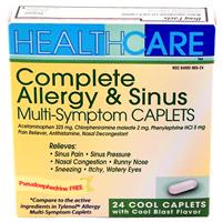 Health Care APAP Allergy / Sinus Caplets PE Formula