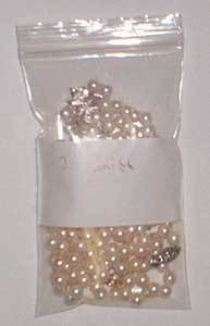 Zip lock bags 2 mil White Block 3 x 5 100ct