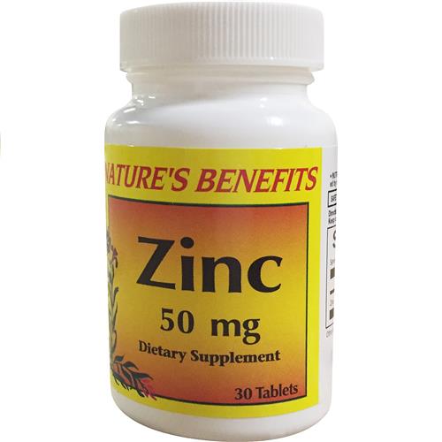 Nature's Benefits Zinc 50 MG