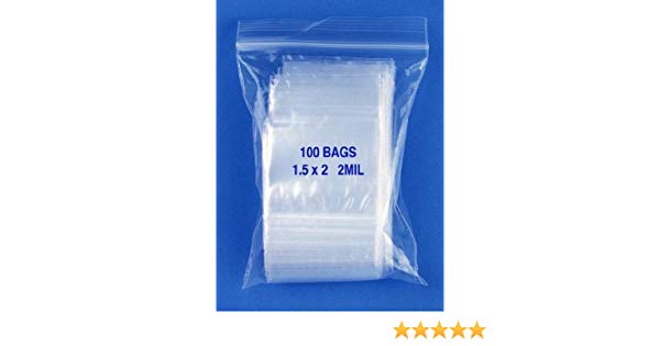 Zip Lock Bags 1.5 x 2"
