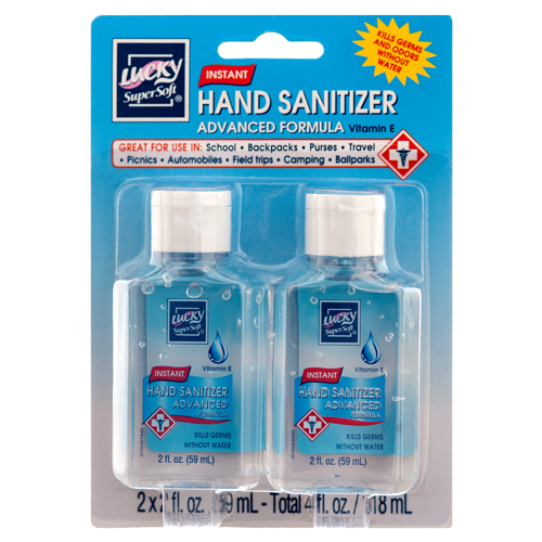 Hand Sanitizer Lucky 2 oz Vitamin E