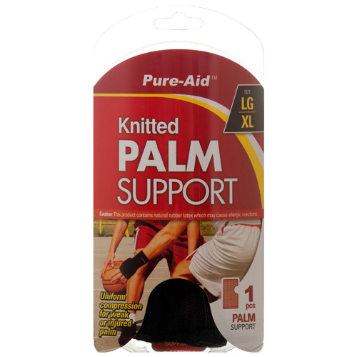 PURE-AID PALM SUPPORT 1PC SM/MED