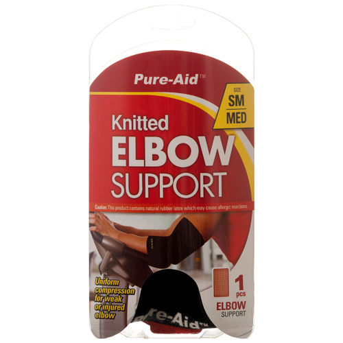 ELBOW SUPPORT 1PC SM/MED - Pure-Aid