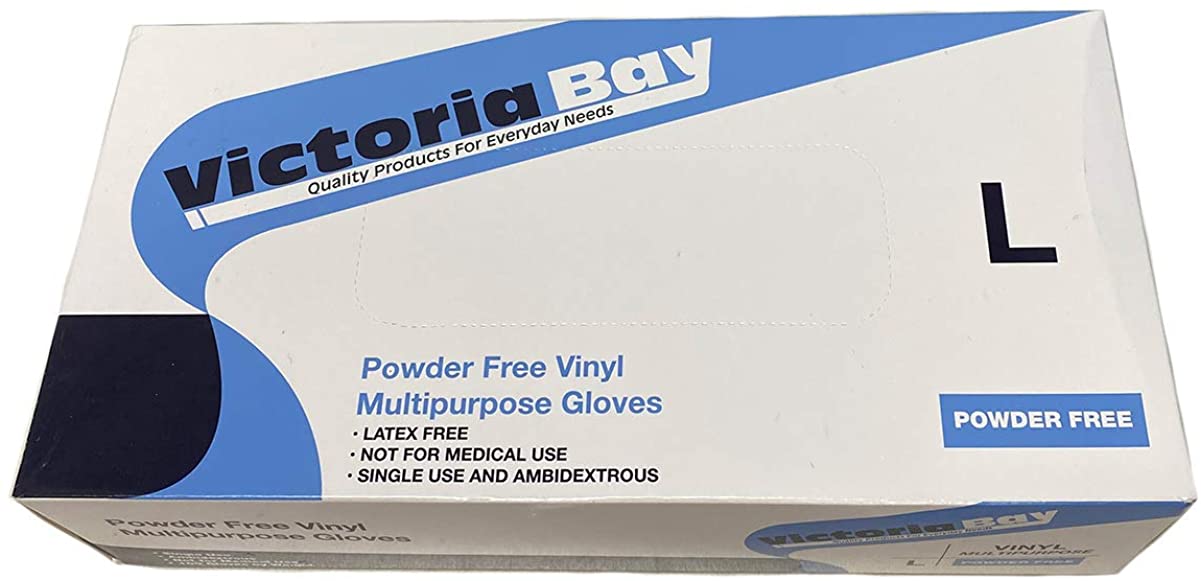 Victoria Bay Synthetic Hybrid Multi-Purpose Gloves Black M/L