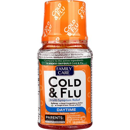 Cold and Flu Daytime Syrup