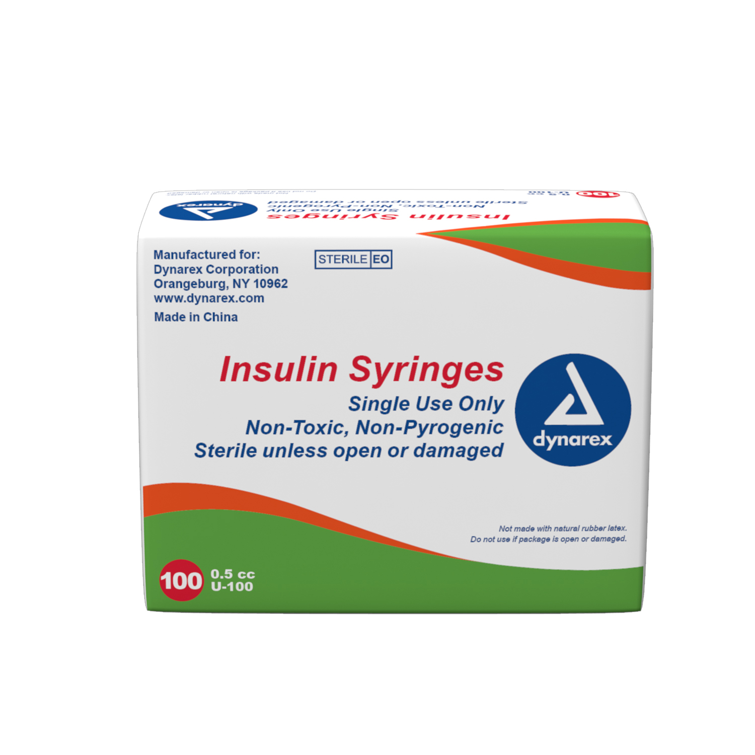 Insulin Syringe N/S - Individual Wrapped - .5cc - 30G, 5/16" needle 110/bx