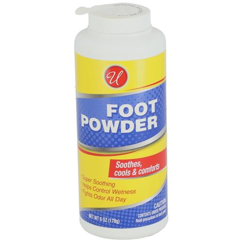 6oz U CORNSTARCH FOOT POWDER