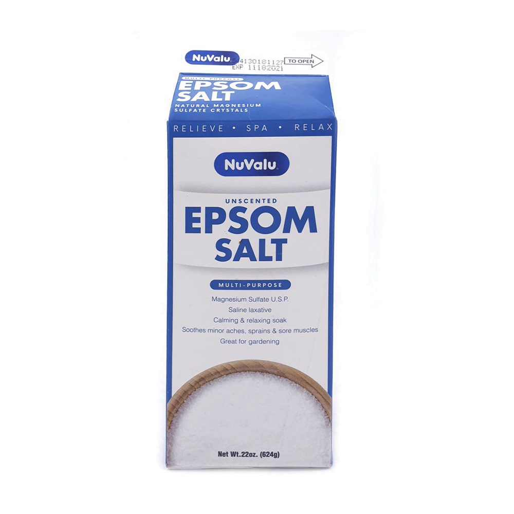NUVALU EPSOM SALT BOX 22 OZ