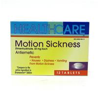 Health Care Motion Sickness 50mg Tablet (Dramamine)
