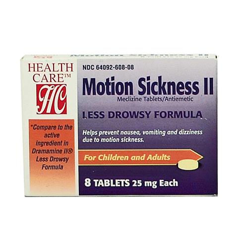 Health Care Motion II Meclizine 25mg Tablet