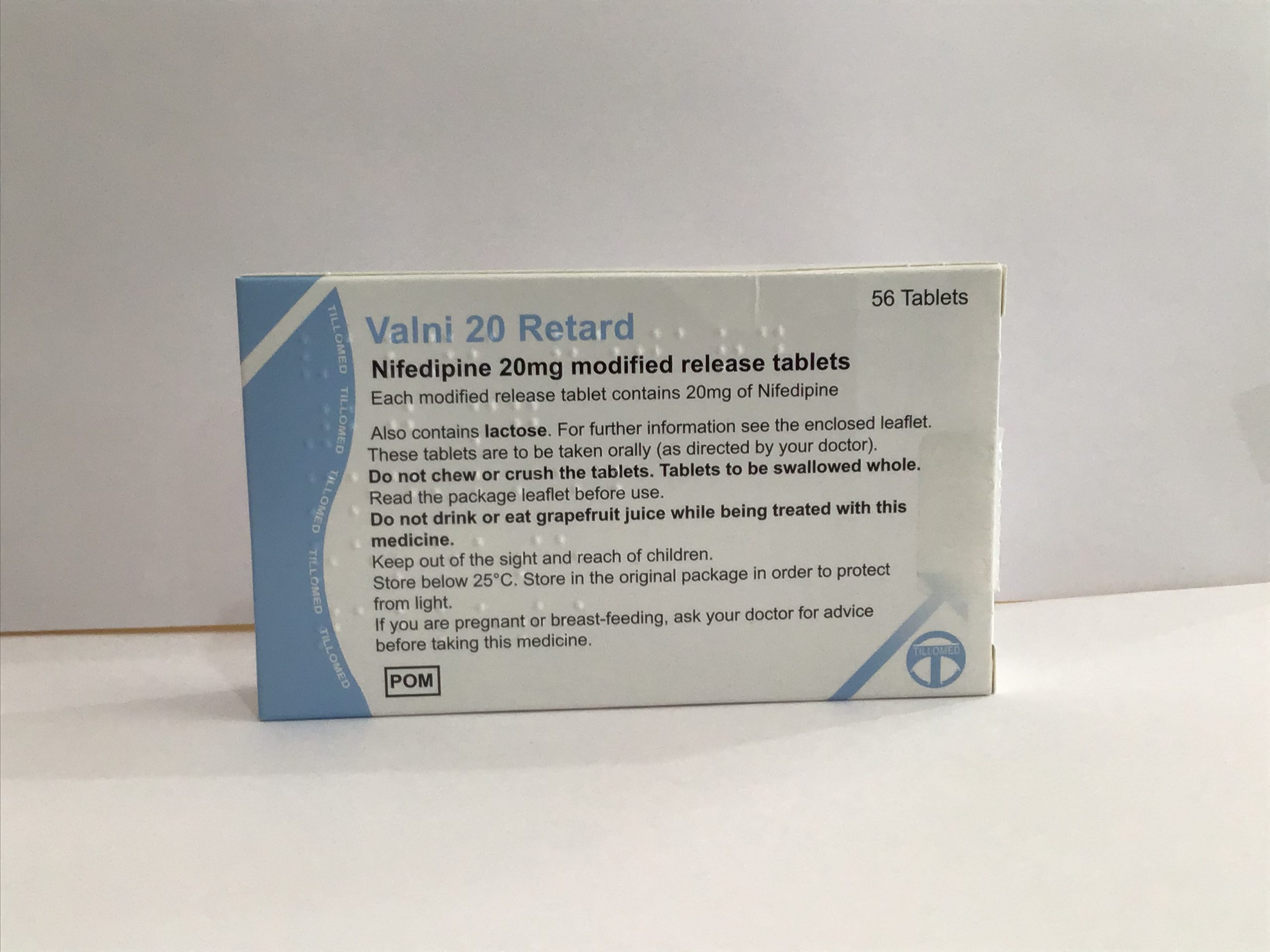 Nifedipine 20mg x 56ct VALNI