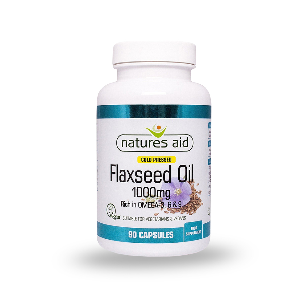 Flaxseed Oil 1000mg Cold Pressed (Omega 3, 6 + 9) 16820