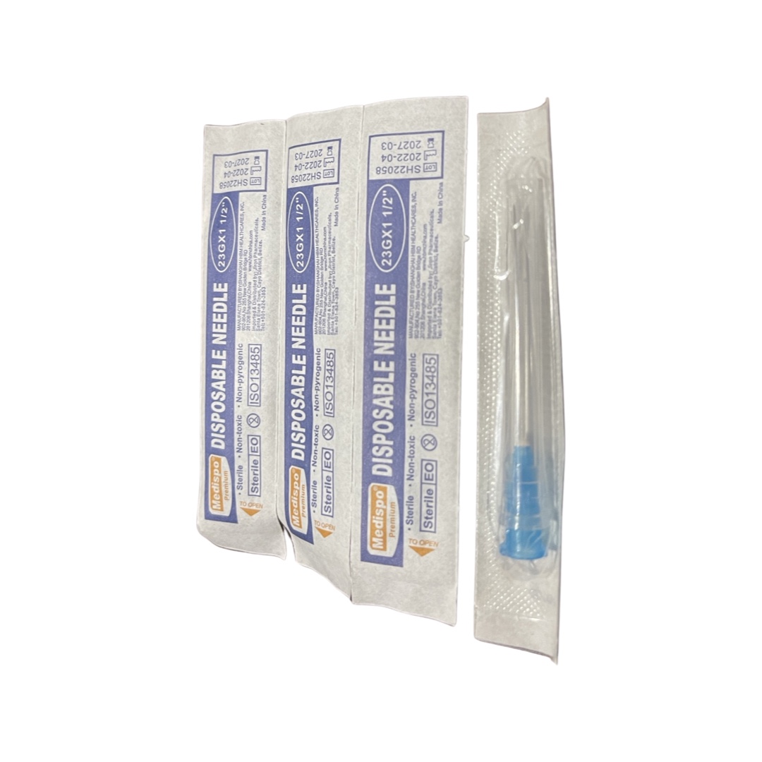 23G Needle 1 1/2 Inch 100/pk