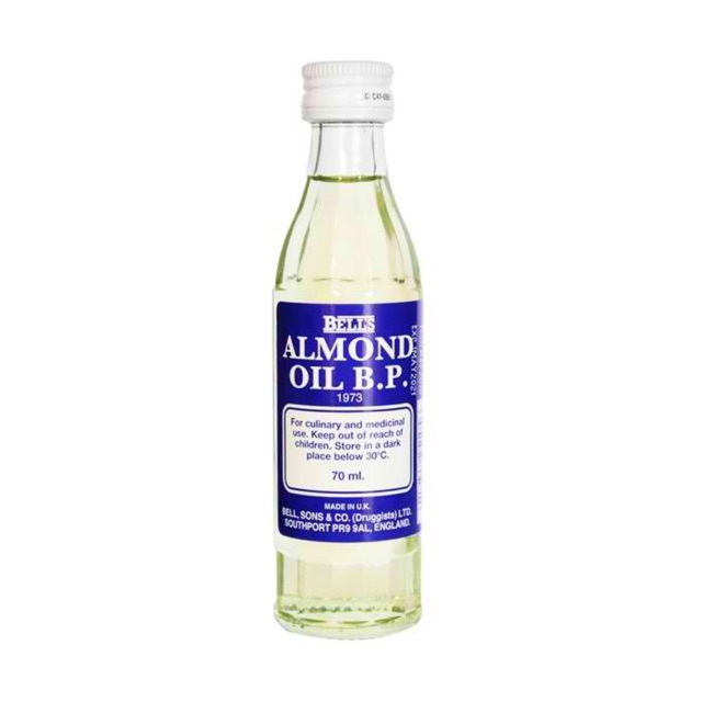 ALMOND OIL BP 1973 70ML BELLS