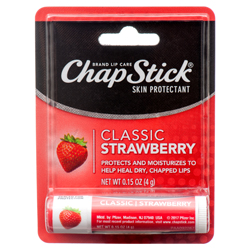 CHAPSTICK #CLASSIC STRAWBERRY BLISTER CARD