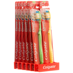 COLGATE TOOTHBRUSH CLASSIC DEEP CLEAN MEDIUM 12/PK