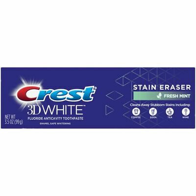 CREST 3D WHITE STAIN ERASER TEETH WHITENING 3.1 OZ