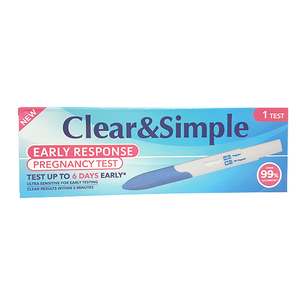 Clear&Simple Early Response Pregnancy Test 1ct