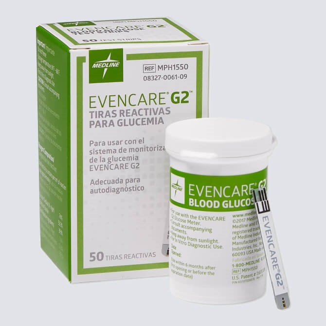 Evencare G2 test strips x 50