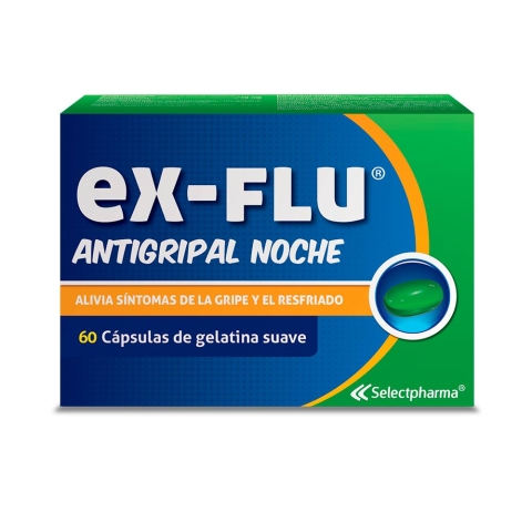 EX-FLU Noche Gel Caps Box of 60