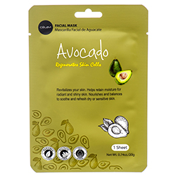 FACIAL MASK AVOCADO 24/pk