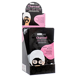 FACIAL PEEL-OFF MASK CHARCOAL 24/pk