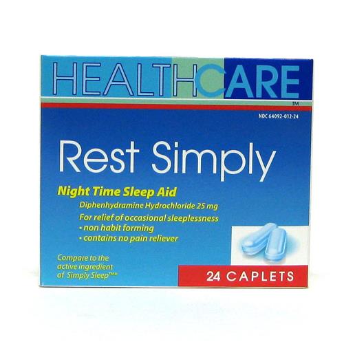 Health Care Rest Simply Caplets