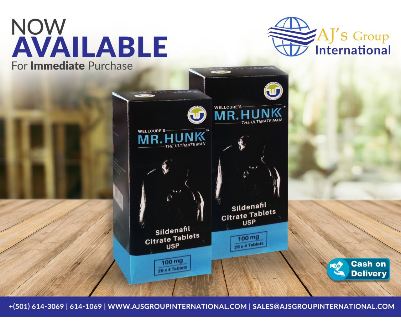 MR. HUNK Sildenafil 100mg x 100/pack