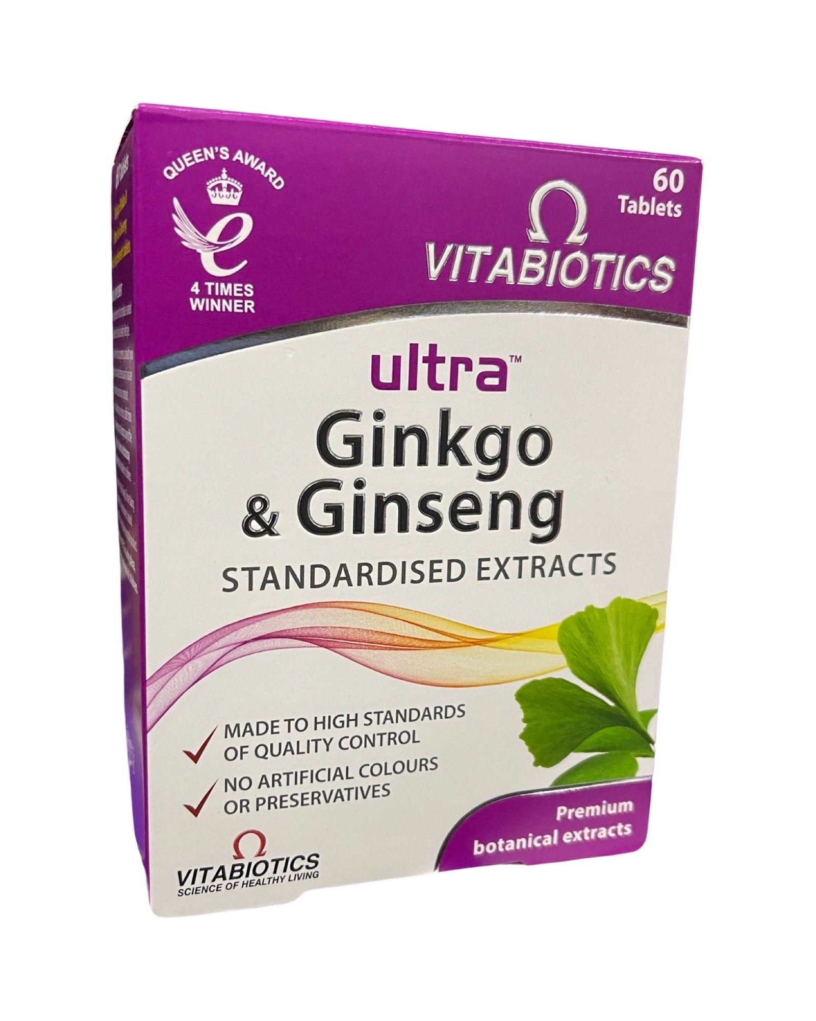 Ginkgo & Ginseng Vitabiotics 60 ct