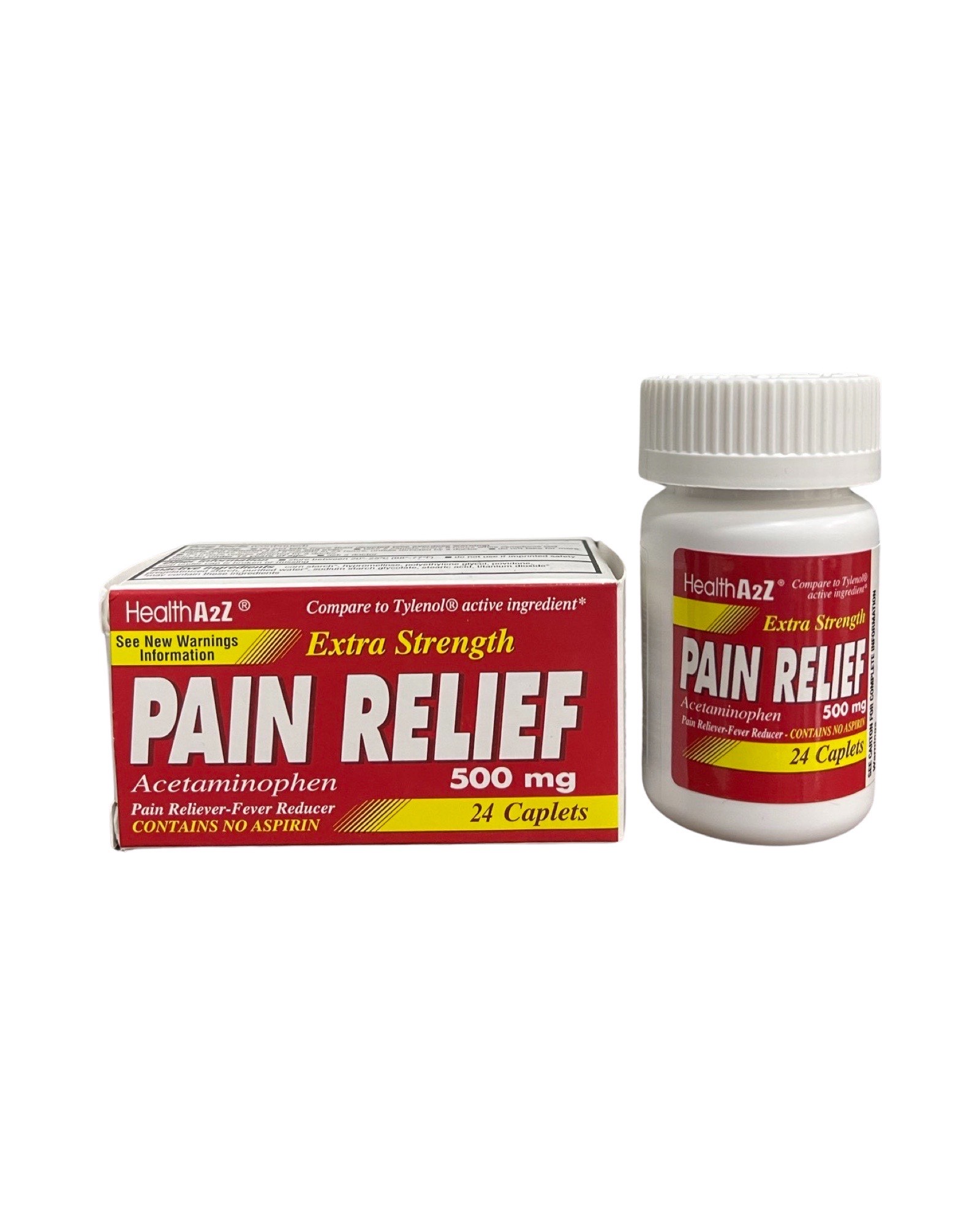 A To Z Extra Strength APAP 500mg Caplets 24ct