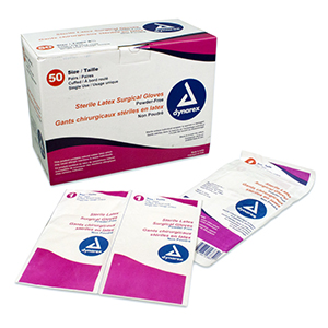 Sterile Latex Surgical gloves powder free(size 7.0)