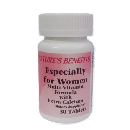 NATURE BENEFIT ESPECIALLY FOR WOMEN MULTI VITAMIN WITH EXTRA CALCIUM 30CT