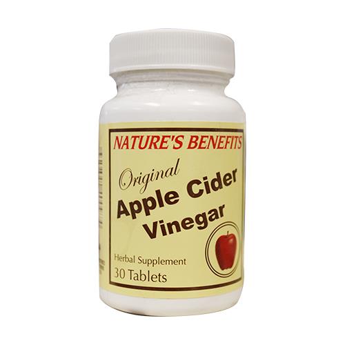 NATURES BENEFIT APPLIE CIDER VINEGAR 30CT