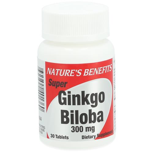NATURES BENEFITS GINKGO BILOBA 30CT