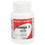 NATURE'S BENEFITS OMEGA 3 KRILL OIL 20CT