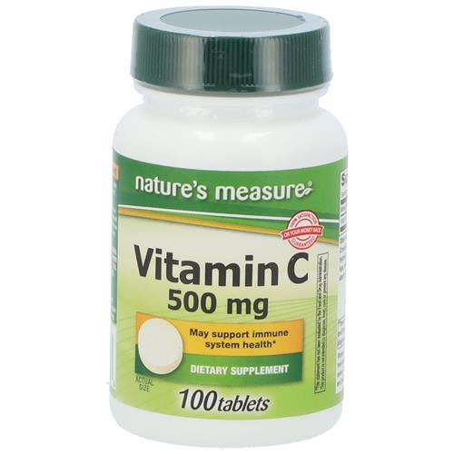 NATURES MEASURE VIT C-500 100CT