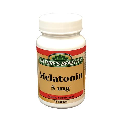 Nature's Benefits Melatonin 5mg Tablets 24ct