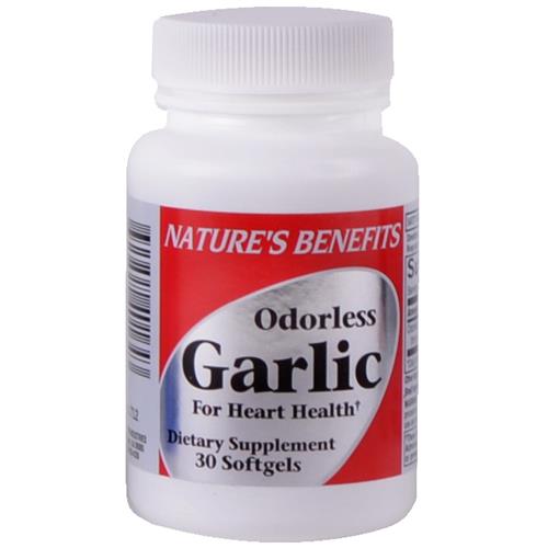 Nature's Benefits Odorless Garlic Softgels