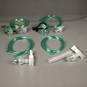 Nebulizer,7ft,oxy tubing, ped aerosol mask, elongated, each
